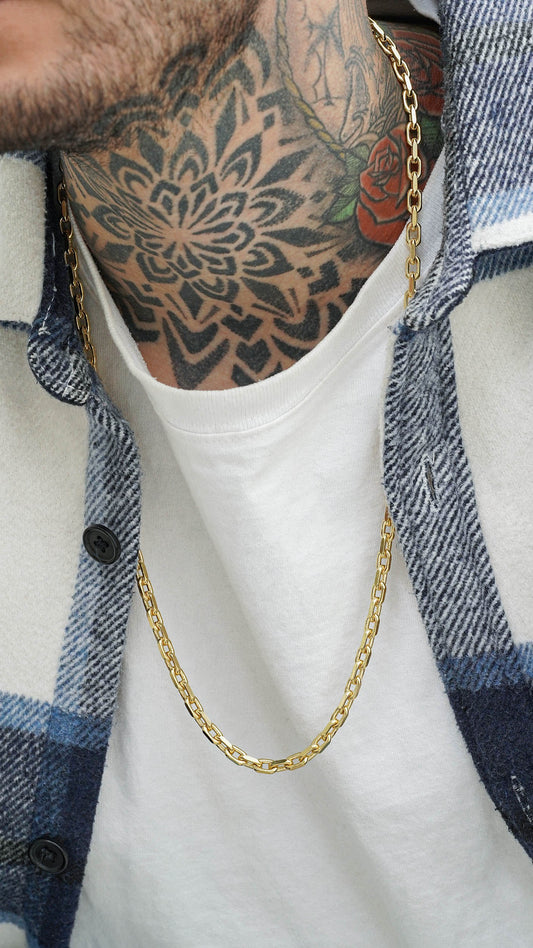 Cadena Aros Diamantada Gruesa 65 Cm (ENVIO GRATIS)