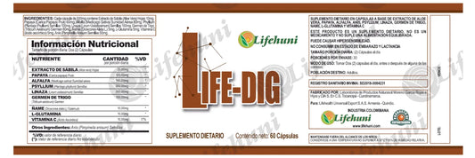 Life Dig 60 Cápsulas