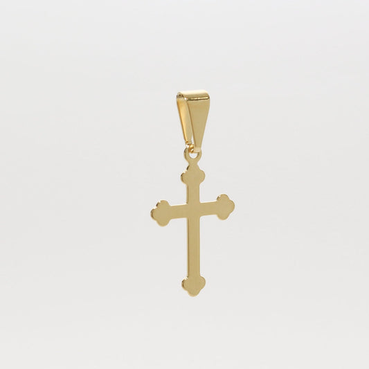 Dije cruz lisa 1.5cm   (ENVIO GRATIS)