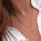 Dije Cruz 5 circonias (ENVIO GRATIS)