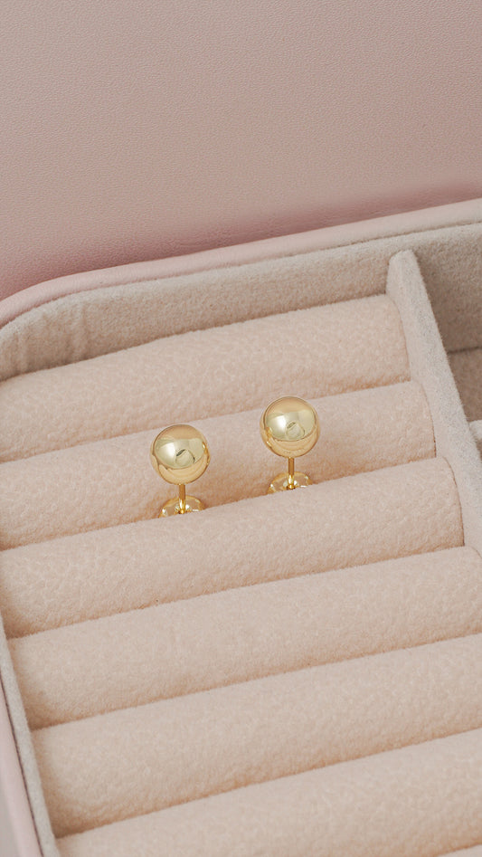 Arete balin oro laminado 18k  (ENVIO GRATIS)