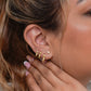 Candonga corazón en oro laminado 18k  (ENVIO GRATIS)