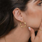 Candonga inspire 3cm  oro laminado 18k  (ENVIO GRATIS)