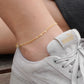 Tobillera Cubana Destello Sol 24.5 cms (ENVIO GRATIS)