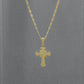 Cadena Destellos +
Dije Cruz Sagrada Circonias Cristal (ENVIO GRATIS)