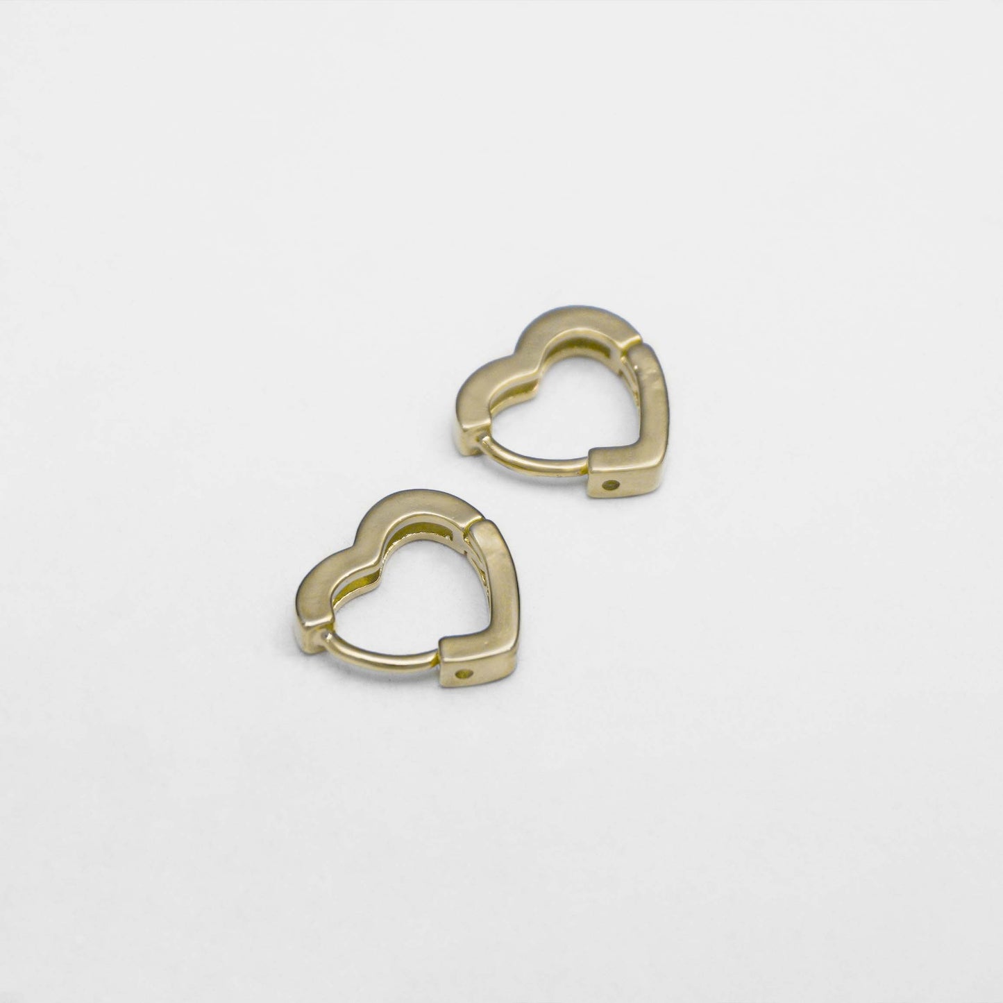 Candonga corazón en oro laminado 18k  (ENVIO GRATIS)