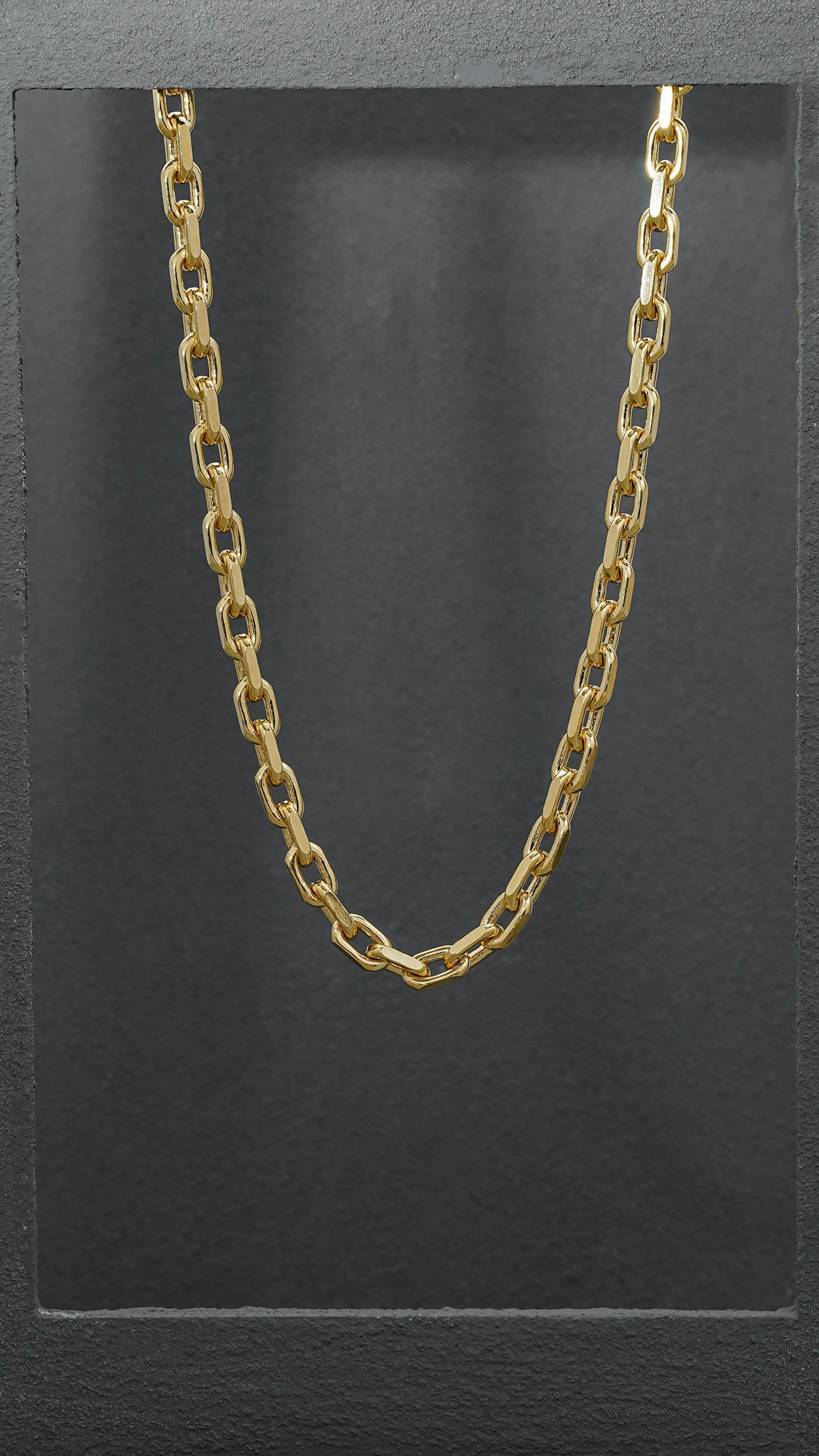 Cadena Aros Diamantada Gruesa 65 Cm (ENVIO GRATIS)