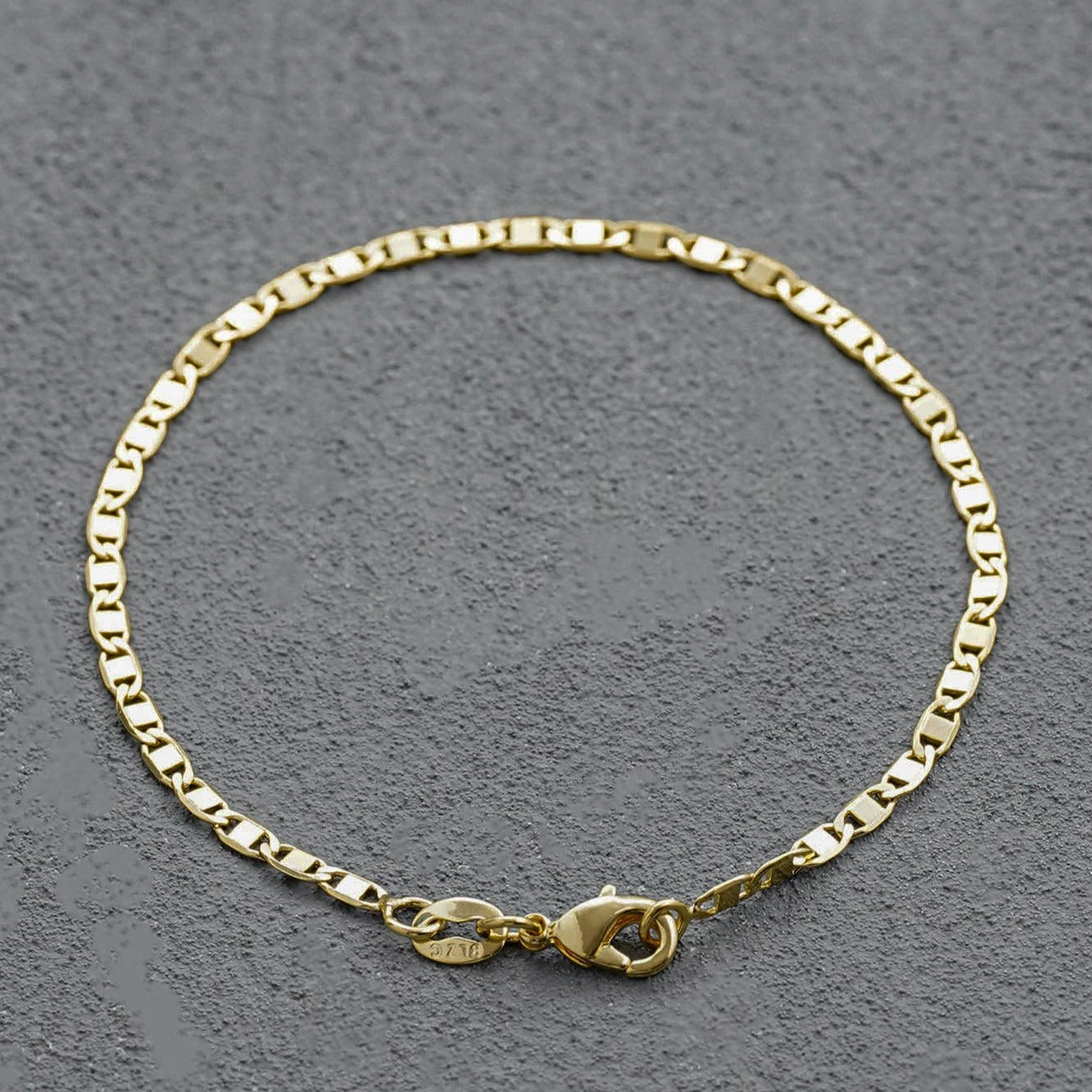 Pulsera Escalera Delgada Plana Lisa 19 cms (ENVIO GRATIS)