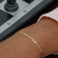 Pulsera Escalera Delgada Plana Lisa 19 cms (ENVIO GRATIS)