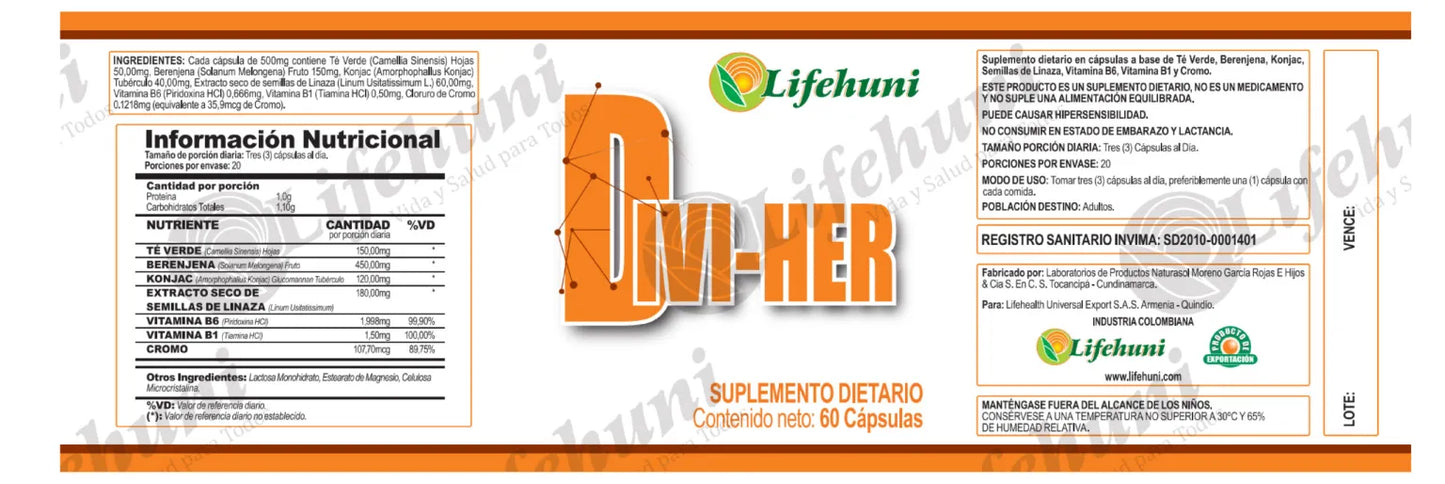 Divi Her 60 Capsulas